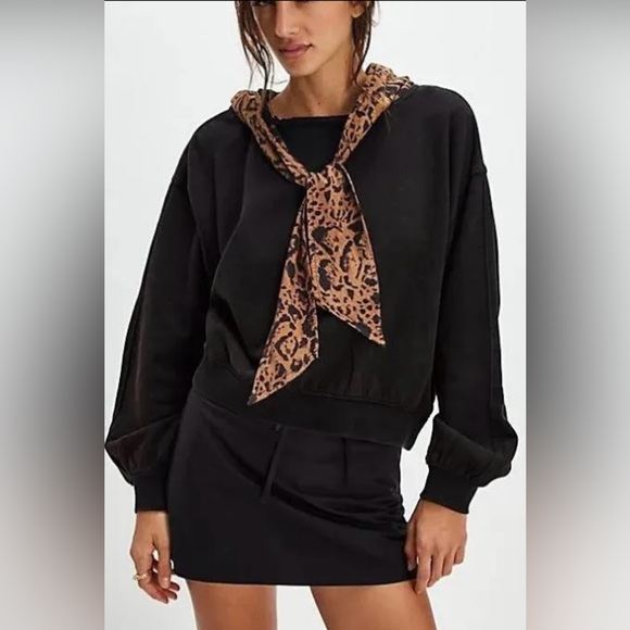 NWT - Free People - Headscarf Hoodie - Picture 1 of 9